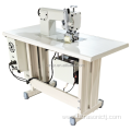 TJ-60S Ultrasonic lace sewing machine for cordless sewing of fabric shopping bags.